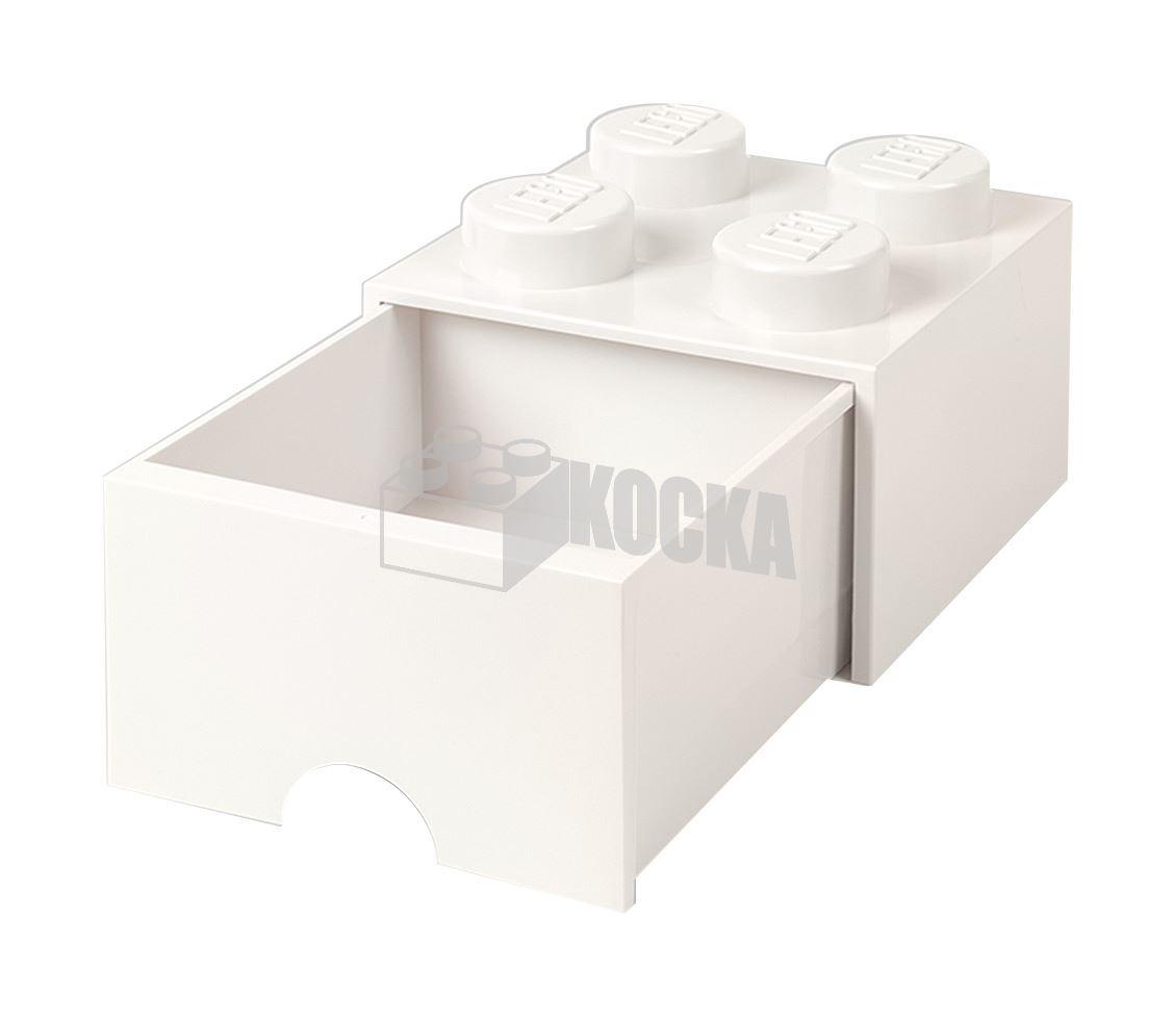 LEGO® tároló - Fehér. nagy, egy fiókos, 2x2 (40051735)