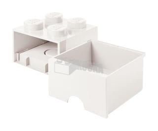 LEGO® tároló - Fehér. nagy, egy fiókos, 2x2 (40051735)