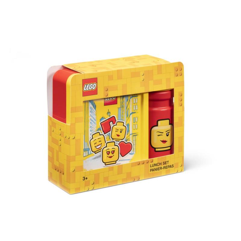 LEGO® tároló - Iconic lány ebédkészlet (40581725) 