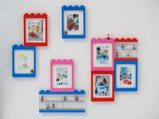 LEGO® tároló - Minifigura  16 db kék (40660005)