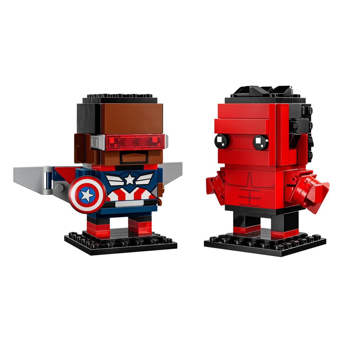 LEGO® Brickheadz - Amerika Kapitány és Vörös Hulk figurák (40668)