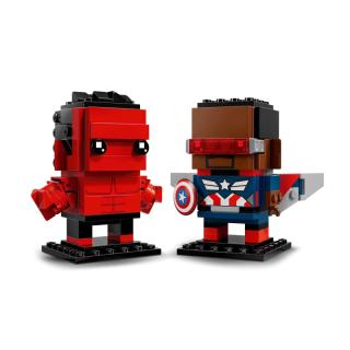 LEGO® Brickheadz - Amerika Kapitány és Vörös Hulk figurák (40668)