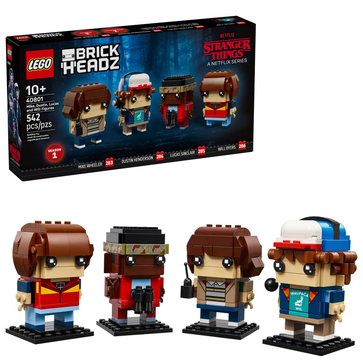 LEGO® Brickheadz - Mike, Dustin, Lucas és Will figurák (40801)