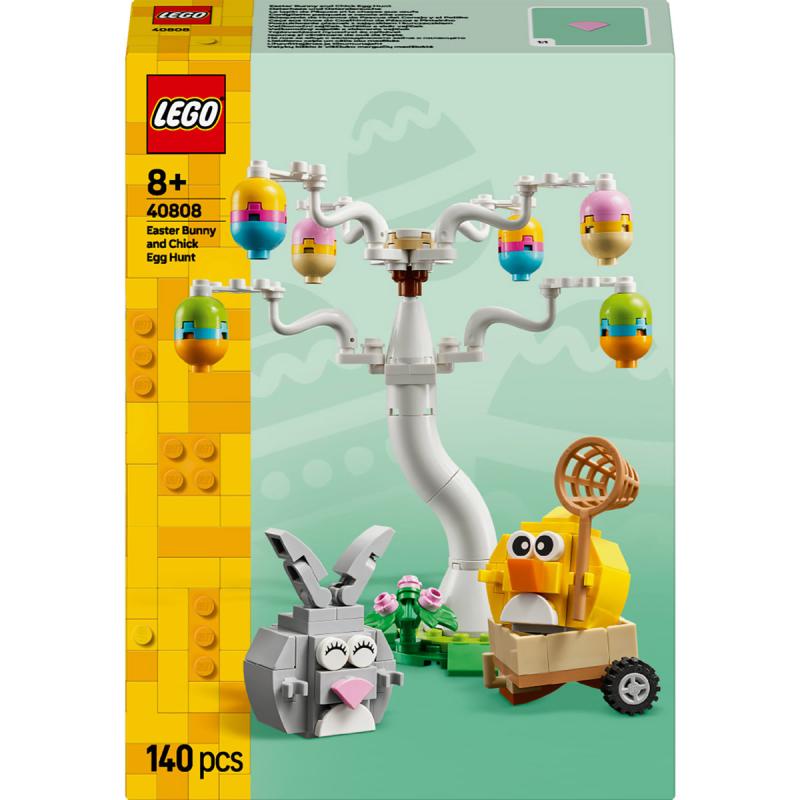 LEGO® Iconic - Tojásvadászat nyuszival és csibével (40808)