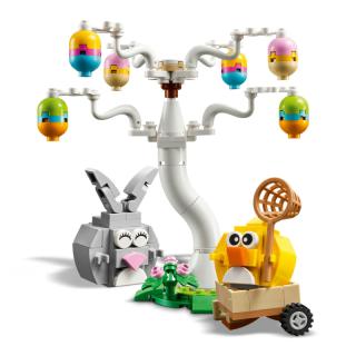 LEGO® Iconic - Tojásvadászat nyuszival és csibével (40808)