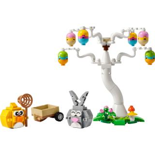 LEGO® Iconic - Tojásvadászat nyuszival és csibével (40808)