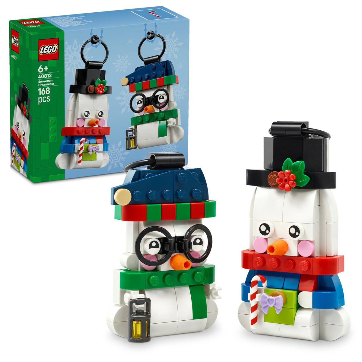 LEGO® Iconic - Hóemberes karácsonyi díszek (40812)