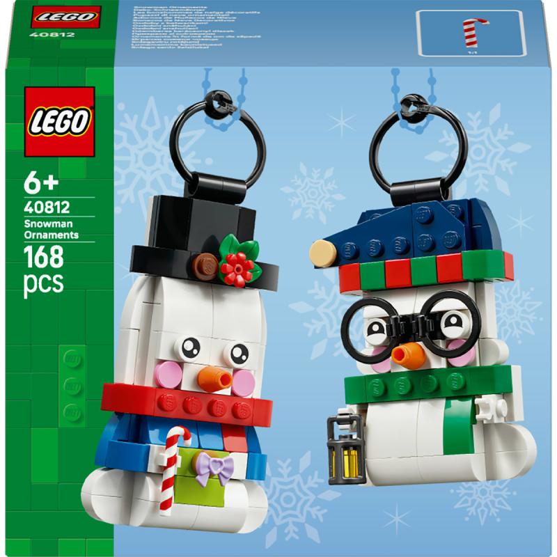 LEGO® Iconic - Hóemberes karácsonyi díszek (40812)