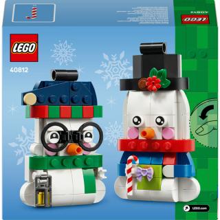 LEGO® Iconic - Hóemberes karácsonyi díszek (40812)