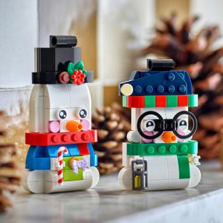 LEGO® Iconic - Hóemberes karácsonyi díszek (40812)
