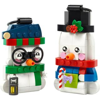 LEGO® Iconic - Hóemberes karácsonyi díszek (40812)