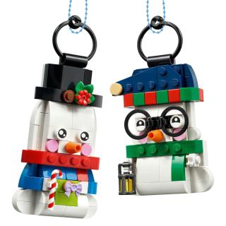 LEGO® Iconic - Hóemberes karácsonyi díszek (40812)