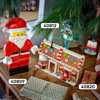 LEGO® Iconic - Hóemberes karácsonyi díszek (40812)