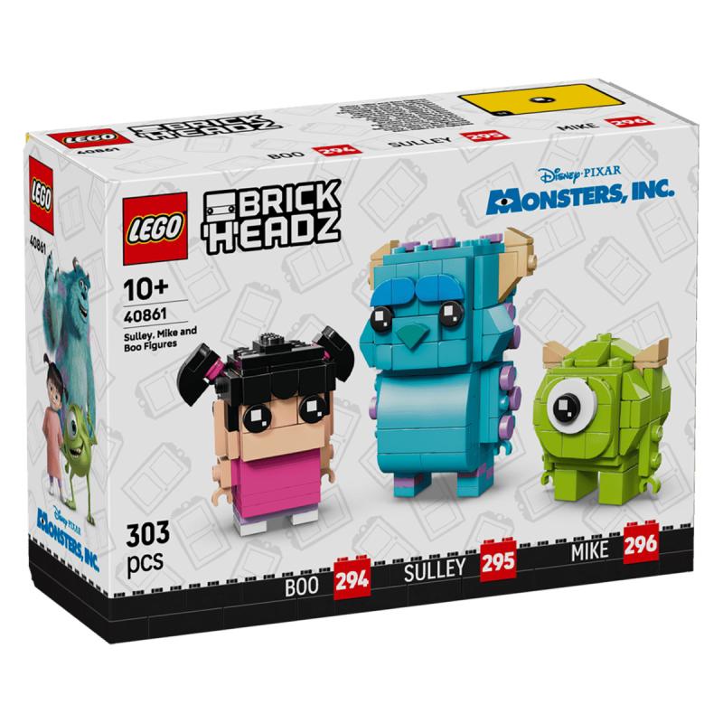 LEGO® Brickheadz - Sulley, Mike és Boo figurák (40861)  