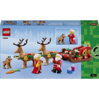 LEGO® Iconic - A Mikulás ünnepi szánkózós kalandjai (40866)