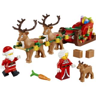 LEGO® Iconic - A Mikulás ünnepi szánkózós kalandjai (40866)