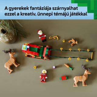 LEGO® Iconic - A Mikulás ünnepi szánkózós kalandjai (40866)