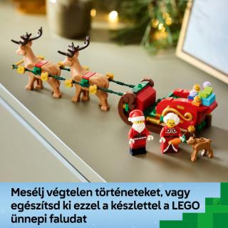 LEGO® Iconic - A Mikulás ünnepi szánkózós kalandjai (40866)