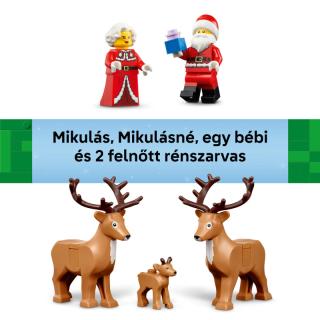 LEGO® Iconic - A Mikulás ünnepi szánkózós kalandjai (40866)