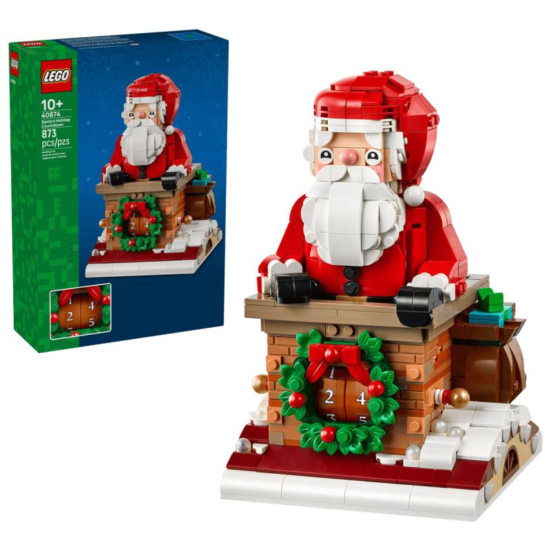 LEGO® Iconic - Ünnepi visszaszámlálás a Mikulással (40874)