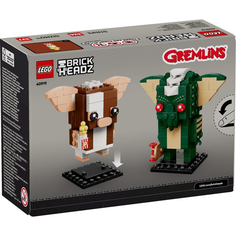 LEGO® Brickheadz - Szörnyecskék: Gizmó és Tarajos figurák (40919) 