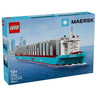 LEGO® Iconic - Vegyes üzemű Maersk konténerhajó (40955) 