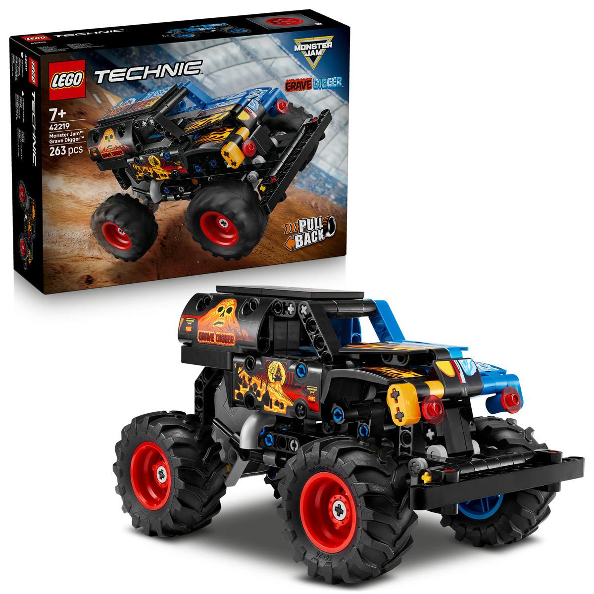 LEGO® Technic - Monster Jam™ Grave Digger™ tűz és jég (42219)