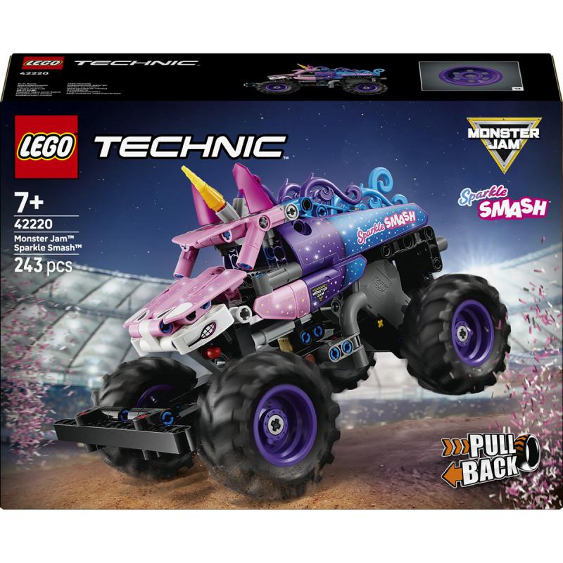 LEGO® Technic - Monster Jam™ Sparkle Smash™ - Hátrahúzhatós (42220)