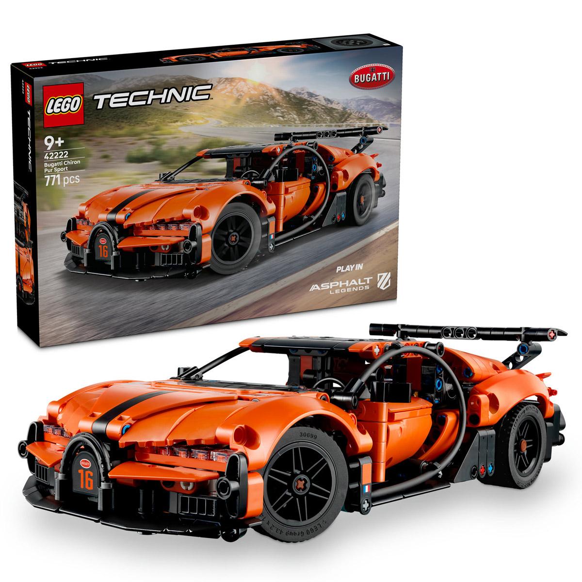 LEGO® Technic - Bugatti Chiron Pur Sport hiperautó (42222)