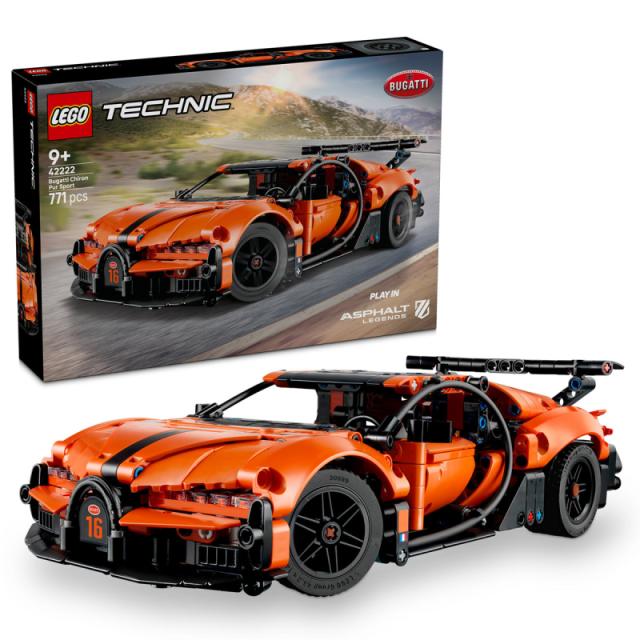 LEGO® Technic - Bugatti Chiron Pur Sport hiperautó (42222)