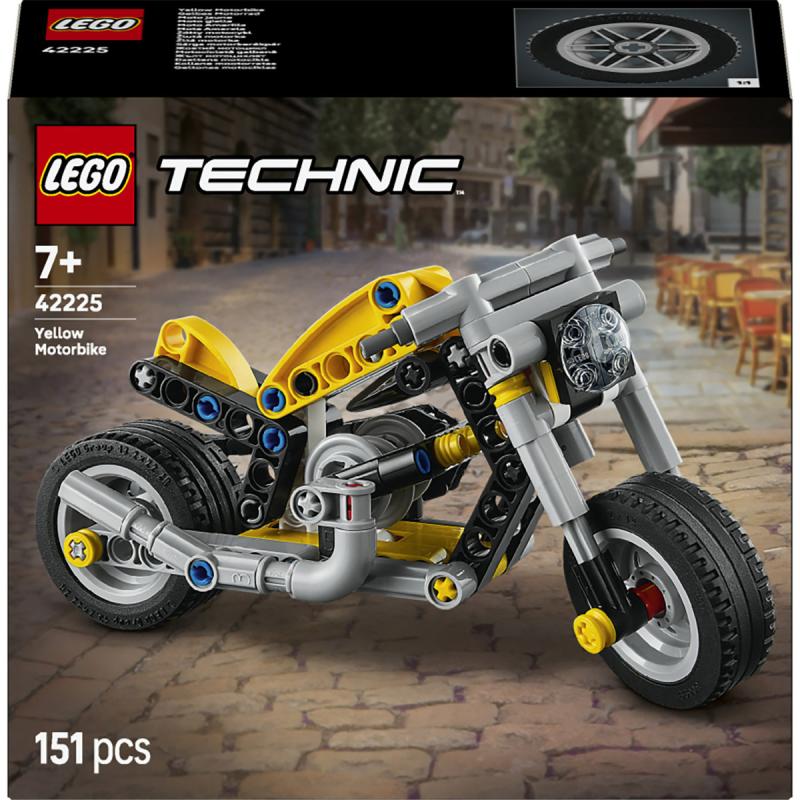 LEGO® Technic - Sárga motorkerékpár (42225)