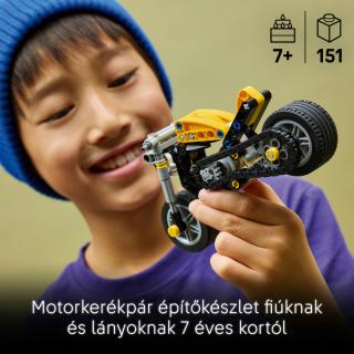 LEGO® Technic - Sárga motorkerékpár (42225)