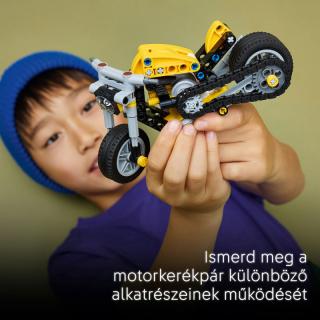 LEGO® Technic - Sárga motorkerékpár (42225)