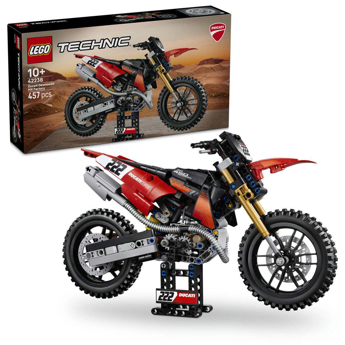 LEGO® Technic - Ducati Desmo450 MX Factory motorkerékpár (42238)