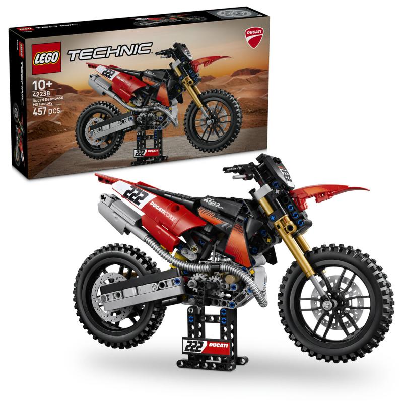 LEGO® Technic - Ducati Desmo450 MX Factory motorkerékpár (42238)