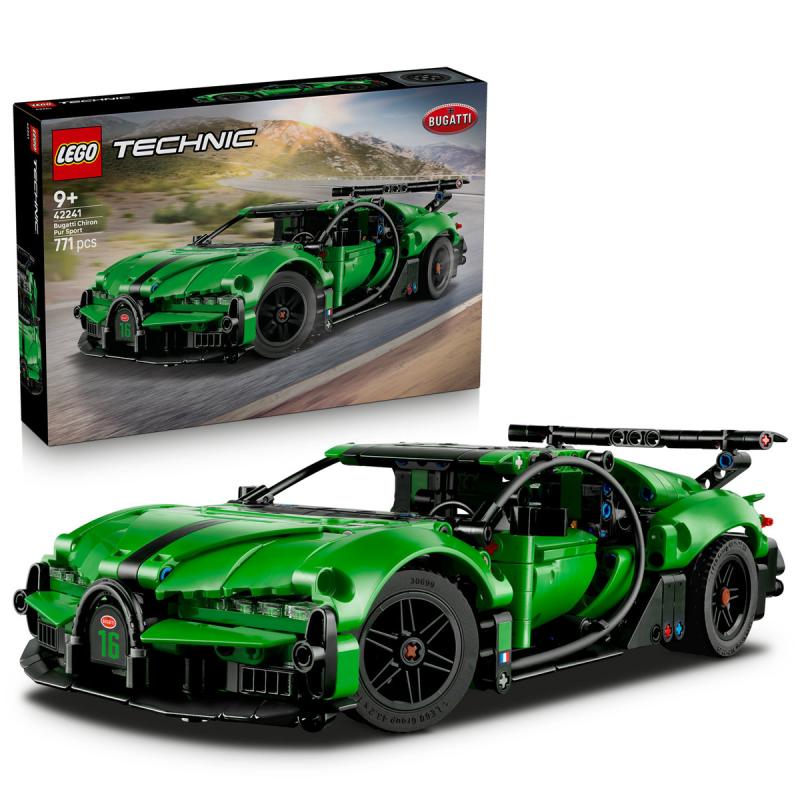 LEGO® Technic - Zöld Bugatti Chiron Pur Sport hiperautó (42241)