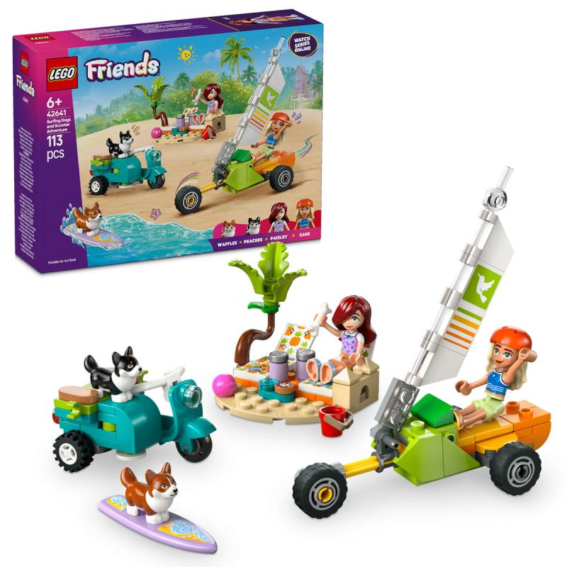 LEGO® Friends - Szörföző kutyák és robogós kalandok (42641)