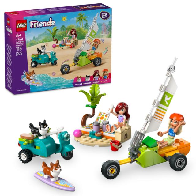 LEGO® Friends - Szörföző kutyák és robogós kalandok (42641)
