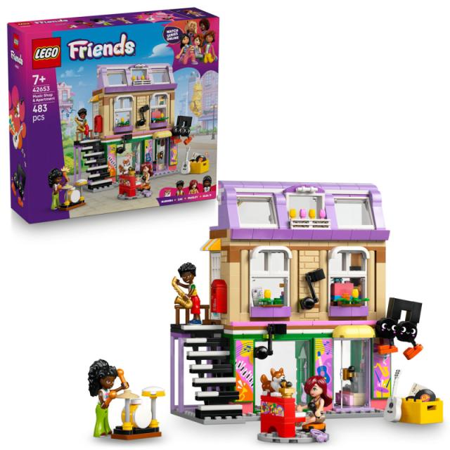 LEGO® Friends - Hangszerbolt és lakás (42653)