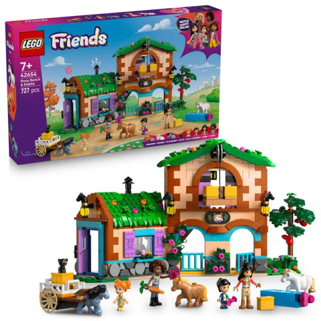 LEGO® Friends - Pónifarm és istálló (42654)