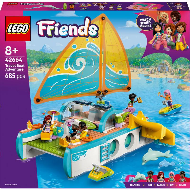 LEGO® Friends - Hajós kirándulás és kaland (42664)