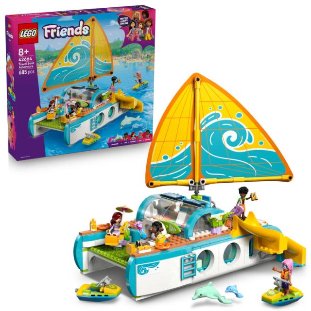 LEGO® Friends - Hajós kirándulás és kaland (42664)