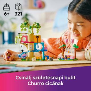 LEGO® Friends - Születésnapi cicazsúr és lombház cicáknak (42666)