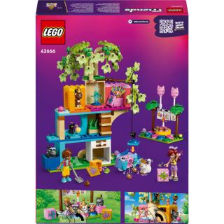 LEGO® Friends - Születésnapi cicazsúr és lombház cicáknak (42666)