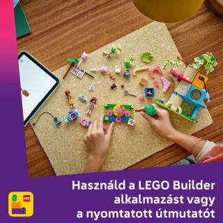 LEGO® Friends - Születésnapi cicazsúr és lombház cicáknak (42666)