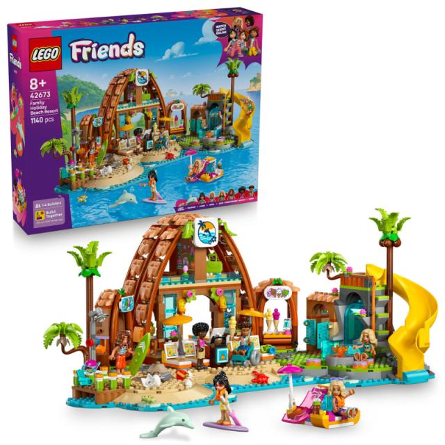 LEGO® Friends - Családi vakáció a tengerparti nyaralóban (42673)