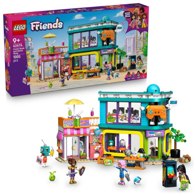 LEGO® Friends - Képregény- és videójátékbolt (42674)
