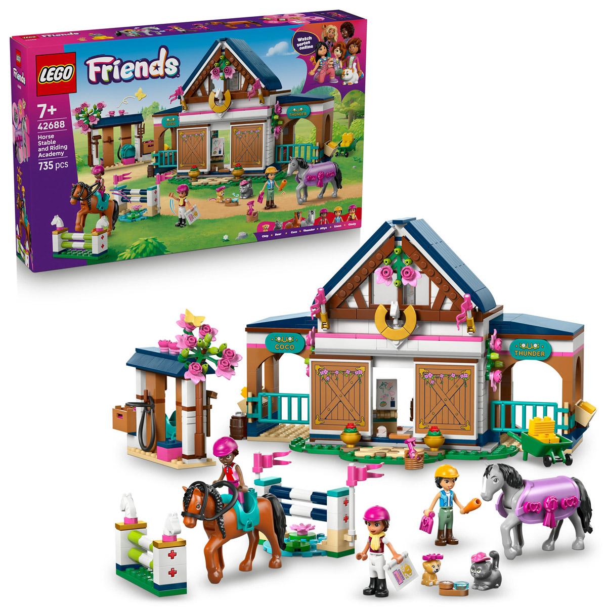 LEGO® Friends - Lovarda és lovasiskola (42688)