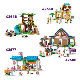LEGO® Friends - Ló- és csikószállító utánfutó (42695)