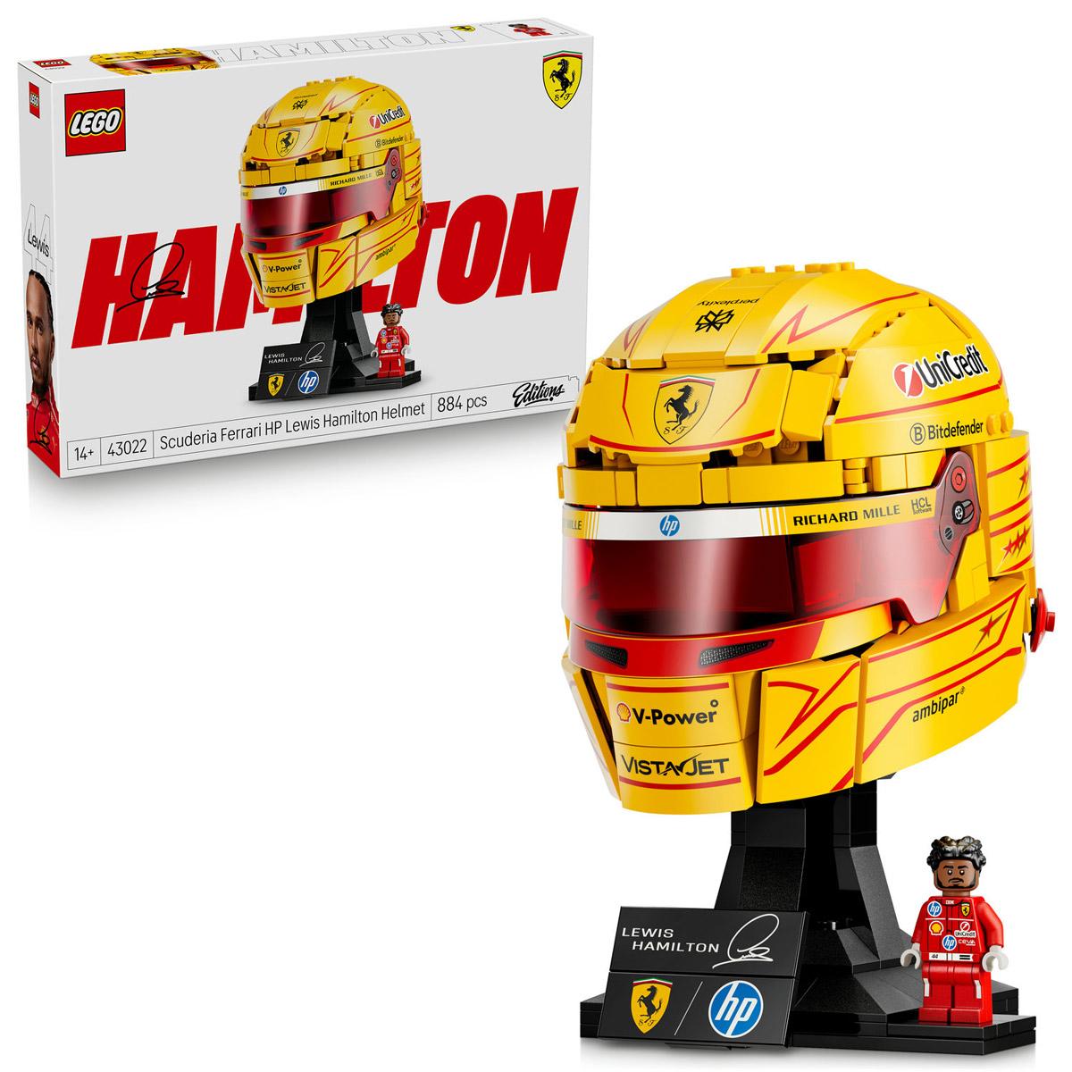LEGO® Editions - Scuderia Ferrari HP Lewis Hamilton sisakja (43022)